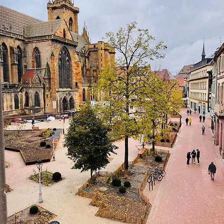 Le Cathedral View - Centre Historique - Parking Prive Gratuit Lejlighed Colmar